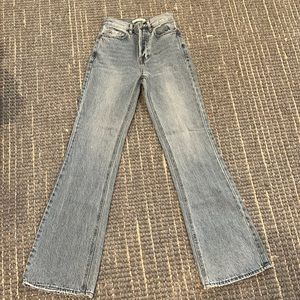 Wide leg jeans